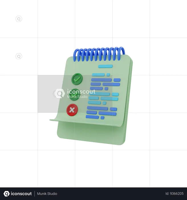 Checklist  3D Icon