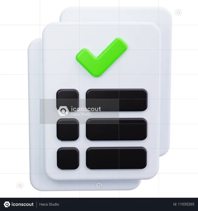 Checklist  3D Icon