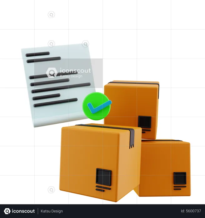 Checklist Package  3D Icon