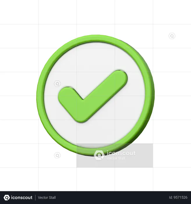 Checkmark  3D Icon