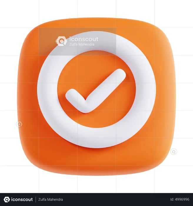 Checkmark  3D Icon