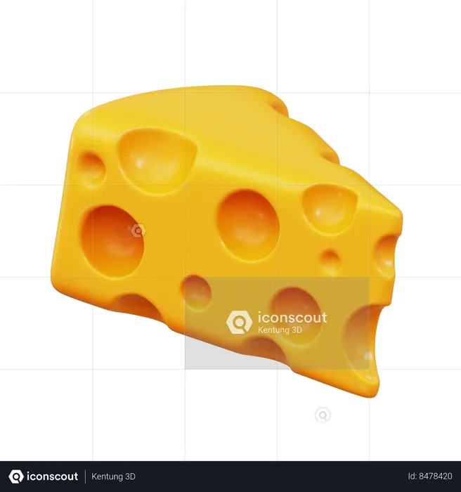 Cheese  3D Icon