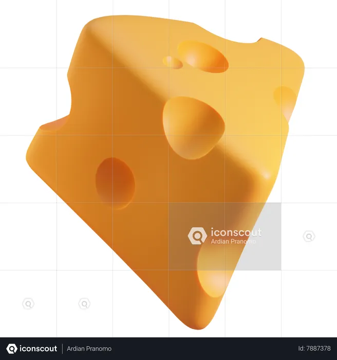 Cheese  3D Icon