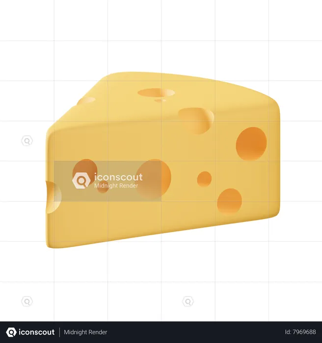 Cheese  3D Icon