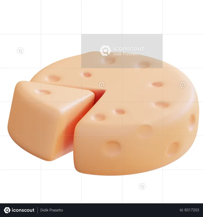 Cheese  3D Icon