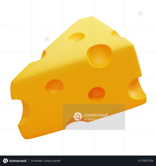 CHEESE  3D Icon