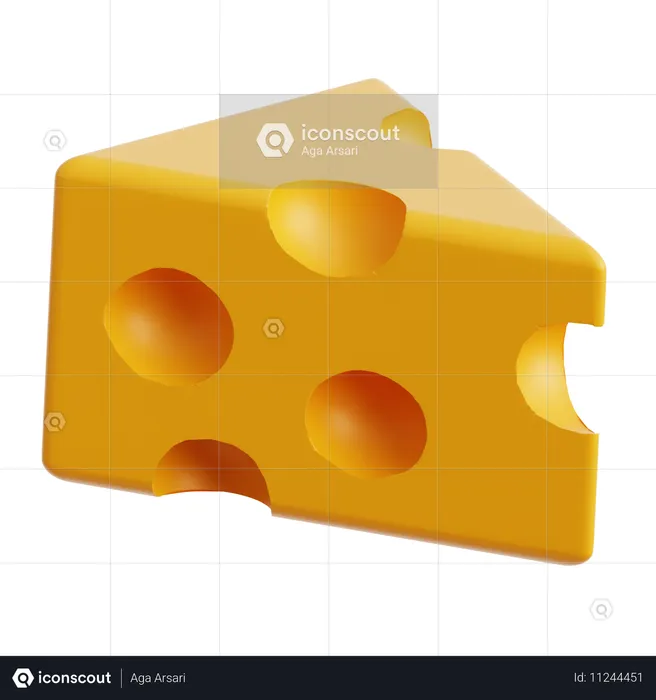 Cheese  3D Icon