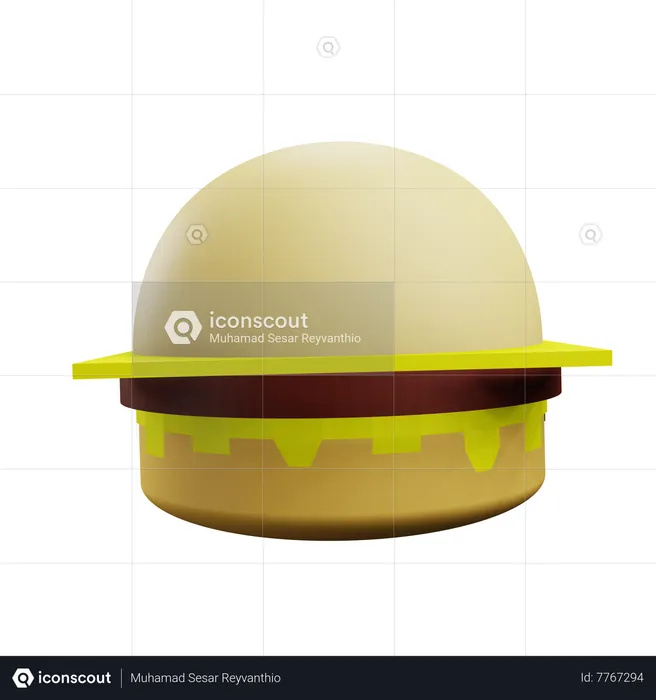 Cheese Burger  3D Icon