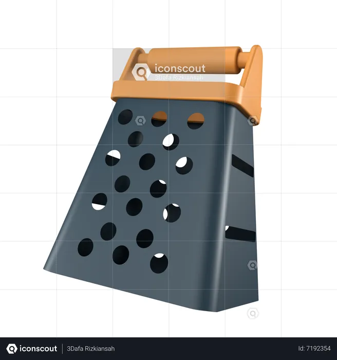 Cheese Grater  3D Icon