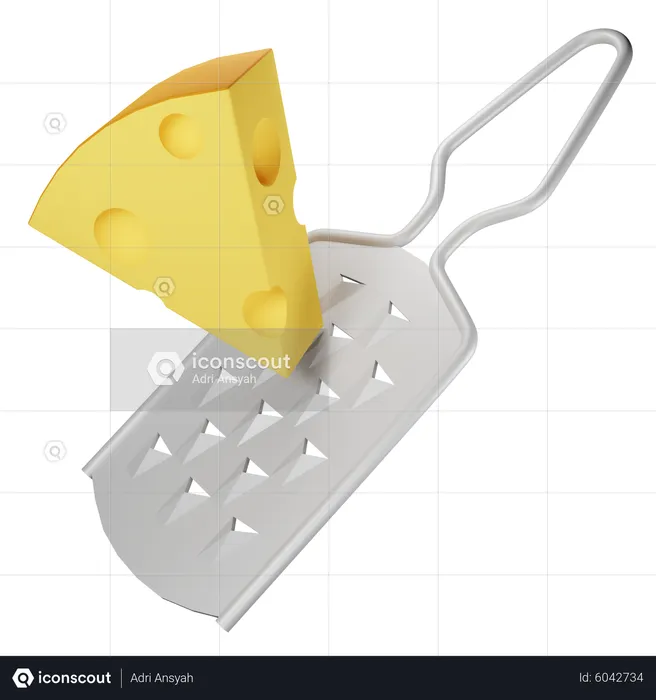 Cheese Grater  3D Icon