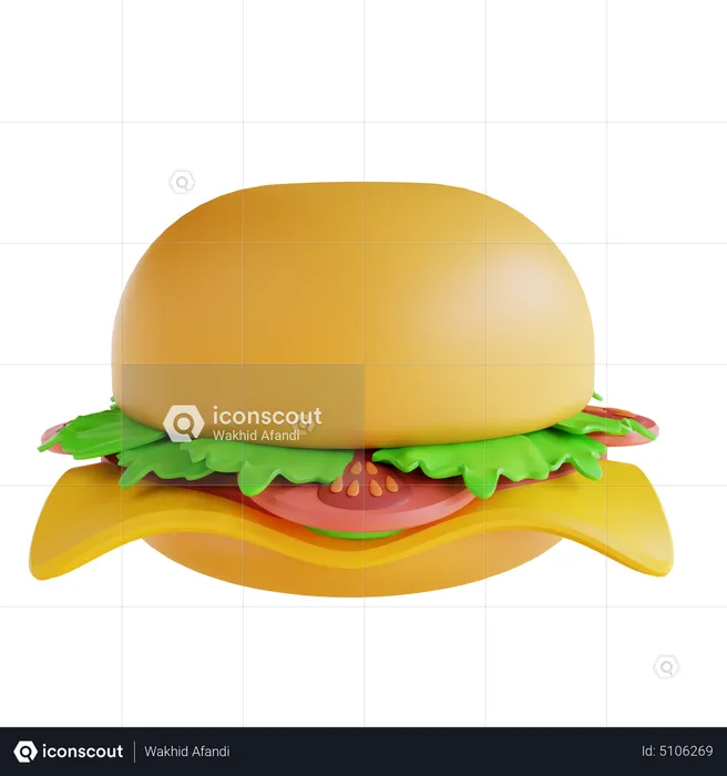 X-Burger  3D Icon