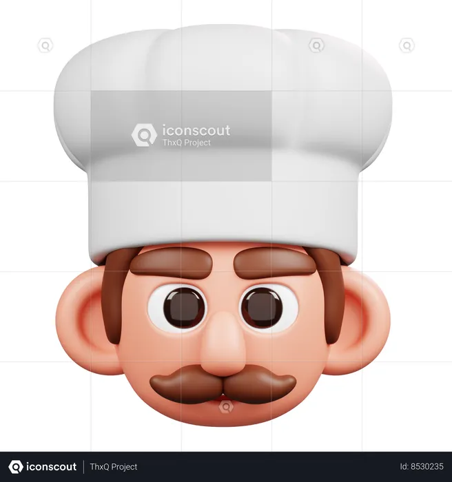 Chefe de cozinha  3D Icon