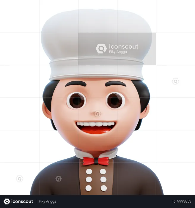 Cocinero  3D Icon