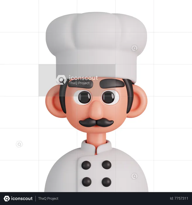 Chef  3D Icon