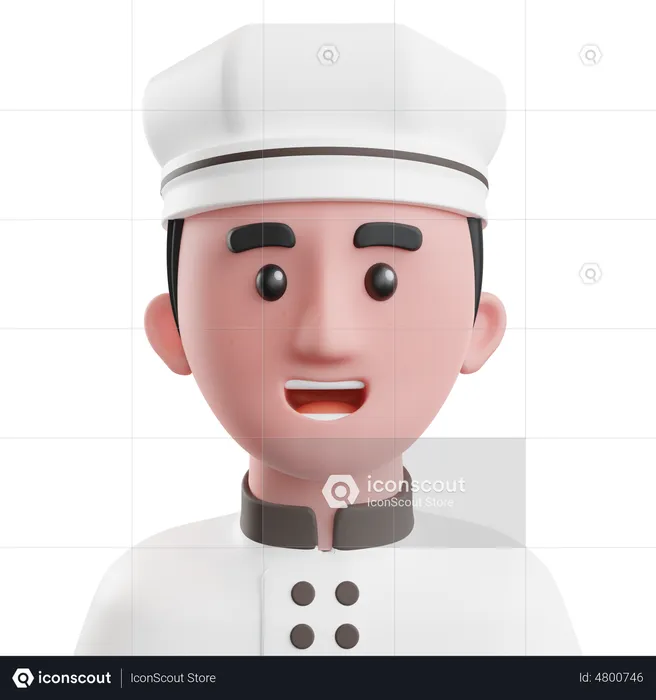 Chef  3D Illustration