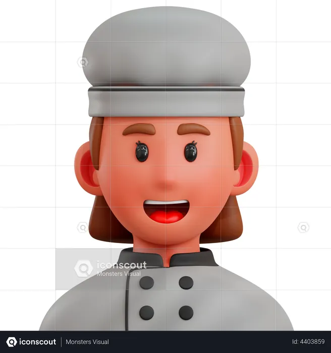 Chef  3D Illustration