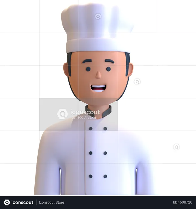 Chef  3D Illustration