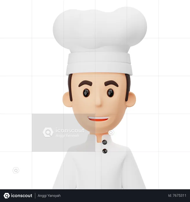 Cocinero  3D Icon