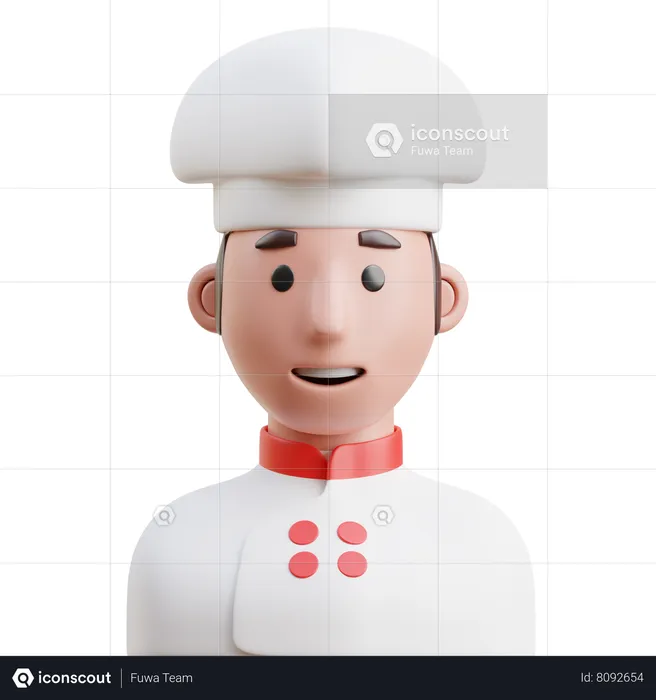 Chefe de cozinha  3D Icon