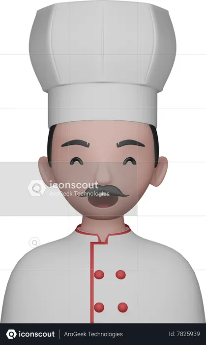 Chef Avatar  3D Icon