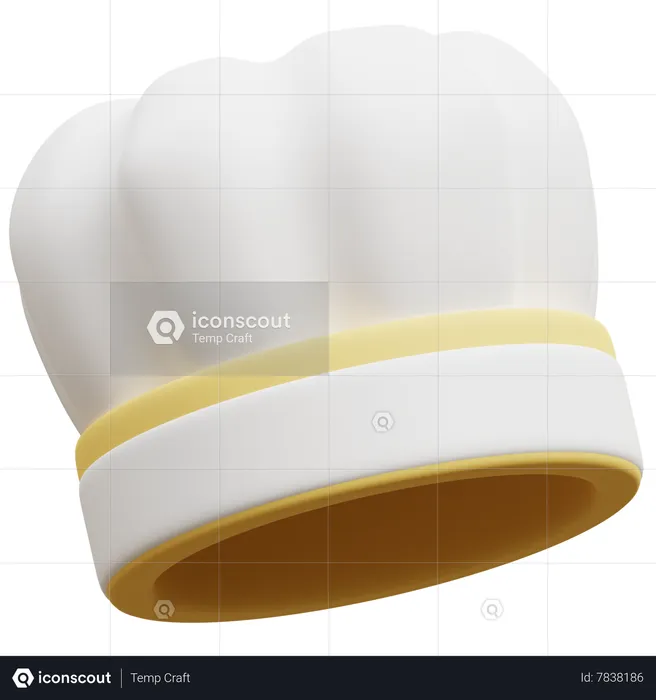 Chef Hat  3D Icon