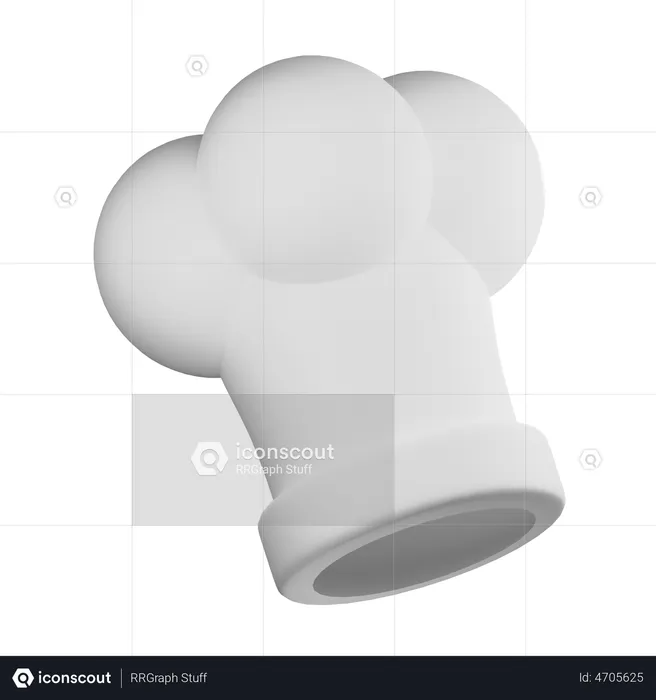 Chef Hat  3D Illustration