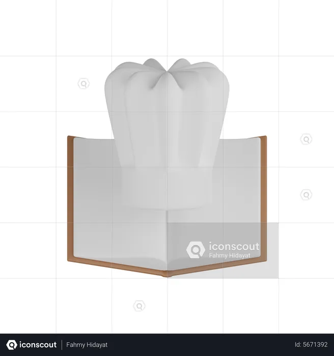 Chef Recipe  3D Icon