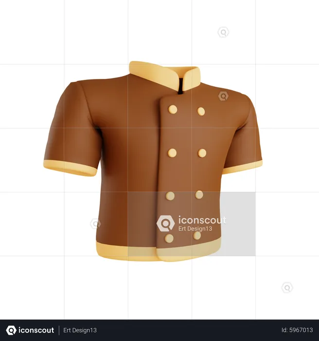 Chef Suit  3D Icon