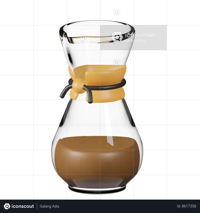 Café chemex  3D Icon