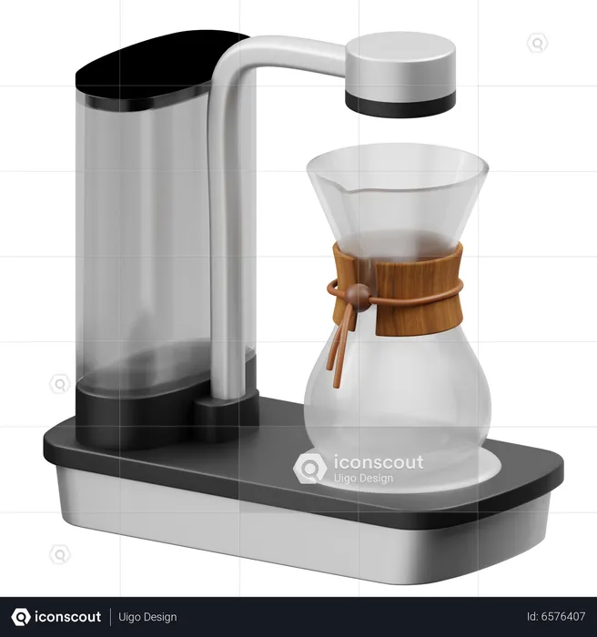 Chemex Ottomatic 3D Icon download in PNG, OBJ or Blend format