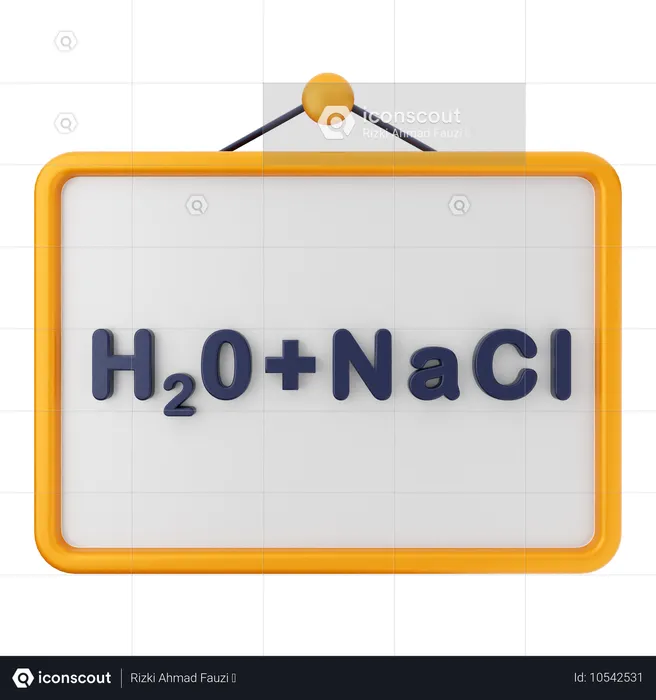 Chemical Board Education  3D Icon