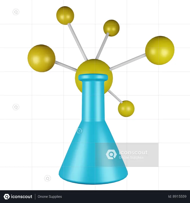 Chemical Experiment  3D Icon
