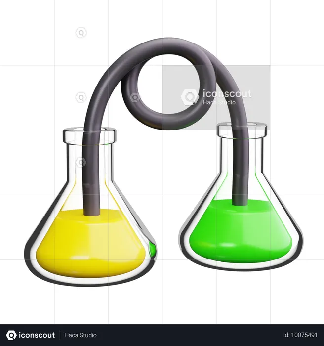 Chemical Experiment  3D Icon