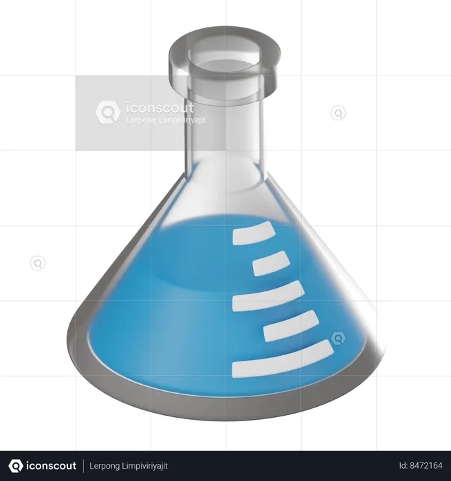 Chemical flask  3D Icon