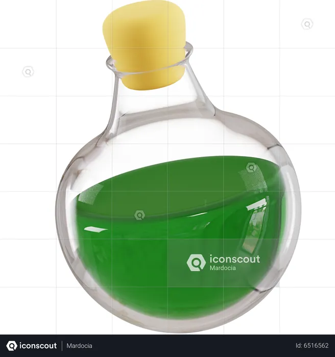 Chemical Flask  3D Icon