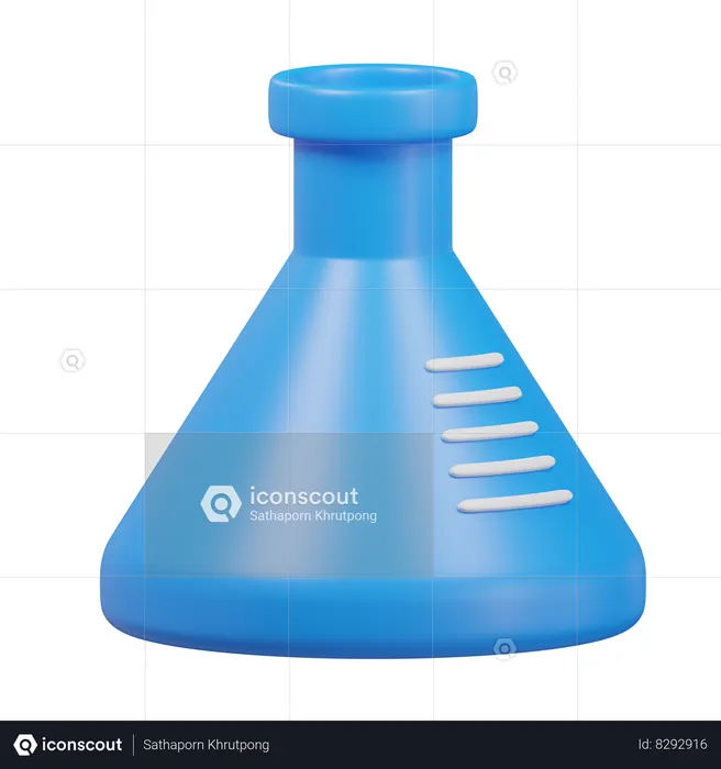 Chemical Flask  3D Icon