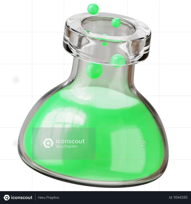 Chemical Flask  3D Icon