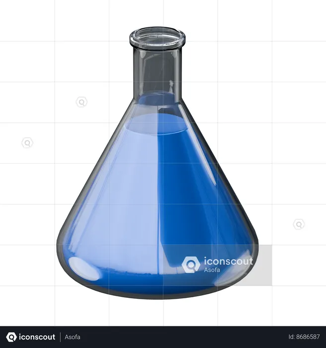 Chemical Flask  3D Icon