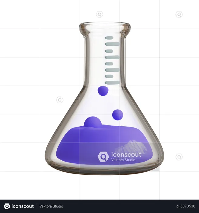 Chemical Flask  3D Icon