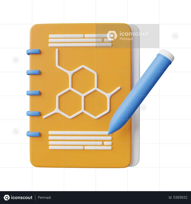 Chemical Formula  3D Icon