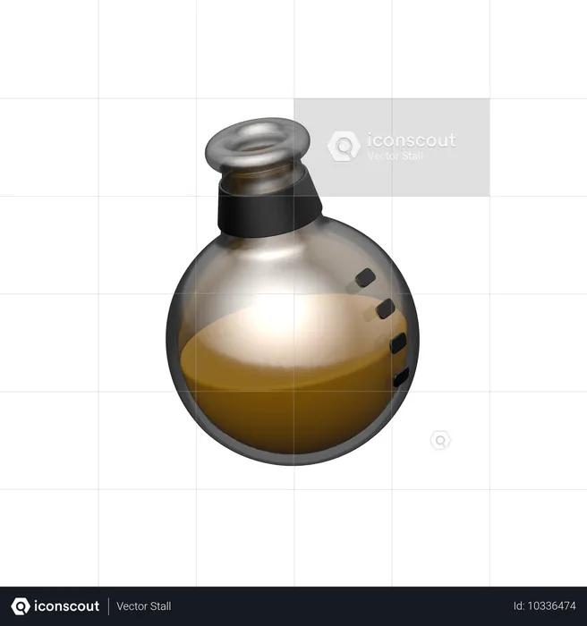 Chemische Flasche  3D Icon