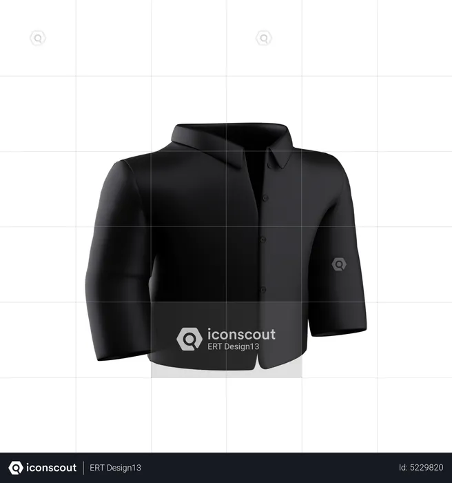 Chemise  3D Icon