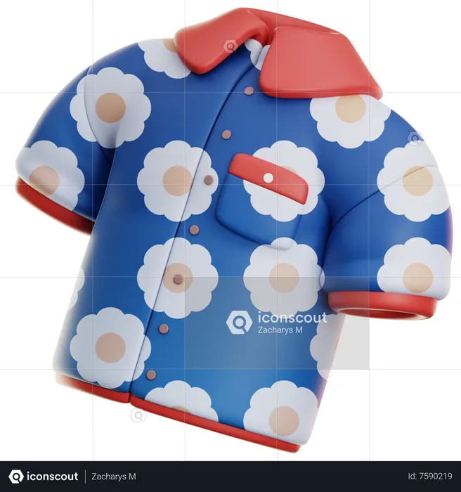 Chemise d'été  3D Icon