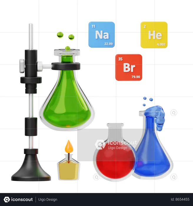 Chemistry  3D Icon