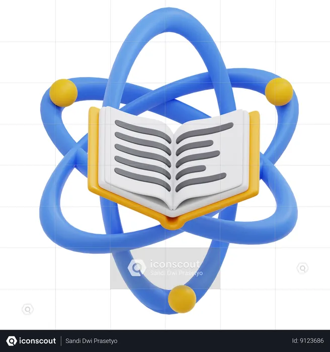 Chemistry Book  3D Icon