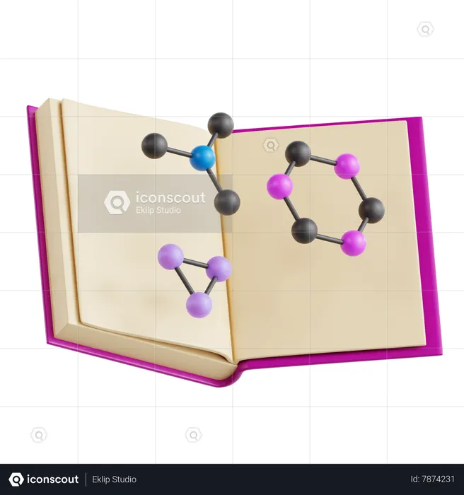 Chemistry Book  3D Icon