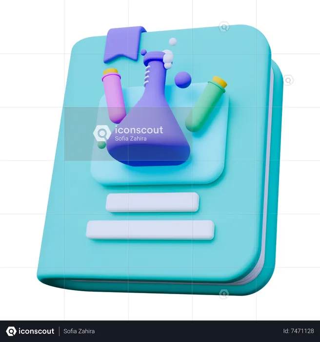 Chemistry Book  3D Icon