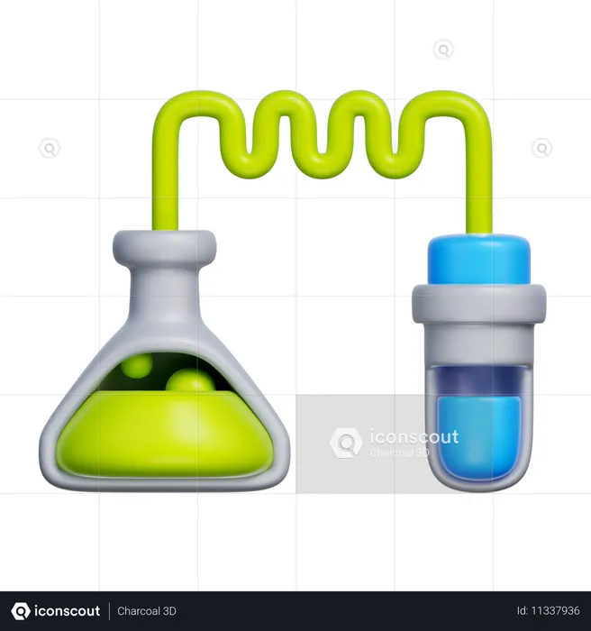 Chemistry Experiment  3D Icon