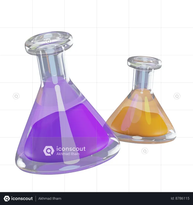 Chemistry Flask  3D Icon