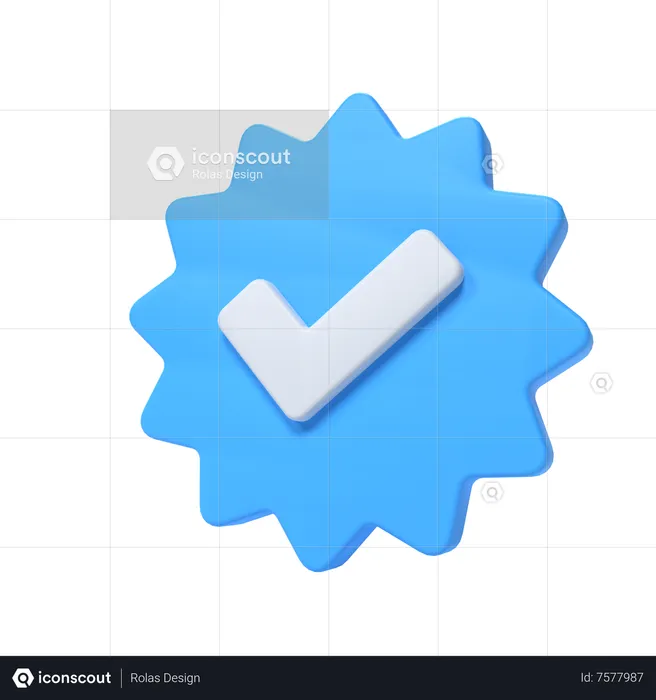 Verificar  3D Icon